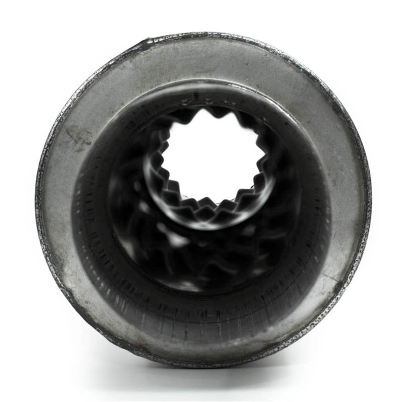 MBRP Universal Quiet Tone Muffler 4in Inlet/Outlet 24in Body 6in Dia 30in Overall Aluminum.