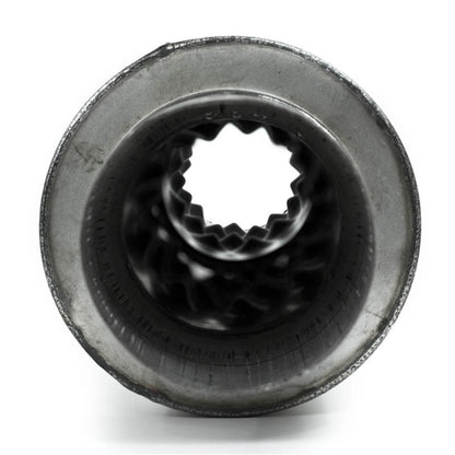 MBRP Universal Quiet Tone Muffler 4in Inlet/Outlet 24in Body 6in Dia 30in Overall Aluminum.
