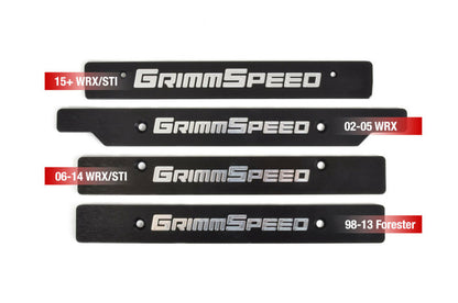 GrimmSpeed 06-14 Subaru Impreza/WRX/STi License Plate Delete Plate.
