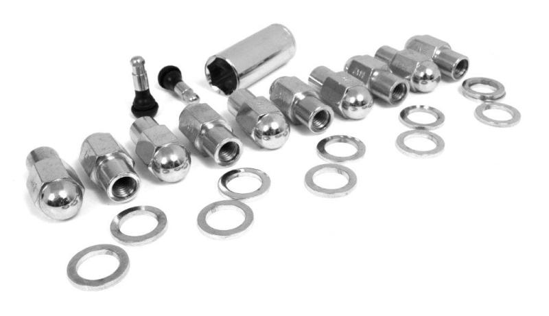 Race Star 14mmx2.0 Lightning Truck Closed End Deluxe Lug Kit - 10 PK.
