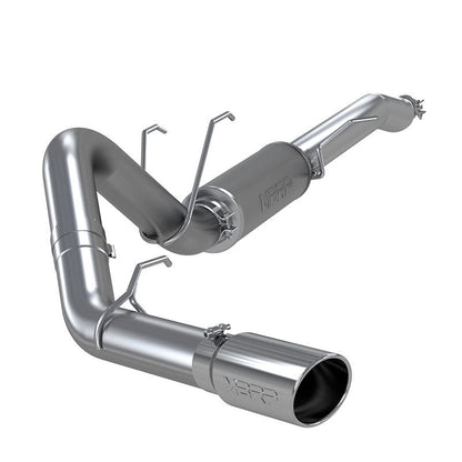 MBRP 2017+ Ford F-250/F-350 6.2L/7.3L Super/Crew Cab Single Side 4in T304 Catback Exhaust.