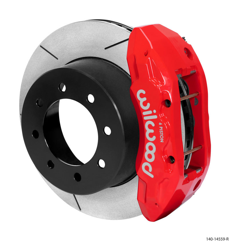 Wilwood TX6R Rear Kit 15.50in Red 13-17 Ford F-250/F-350 - 4WD.