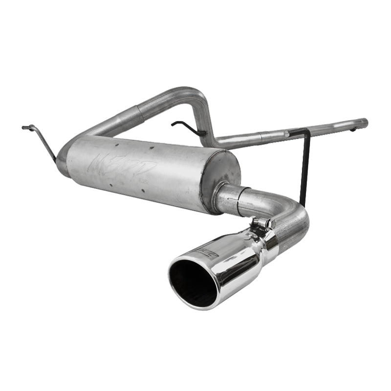 MBRP 2007-2009 Jeep Wrangler 4dr 3.8L V6 Cat Back Single.