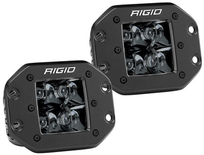 Rigid Industries D2 - Midnight Edition Flush Mount Spot Lights.