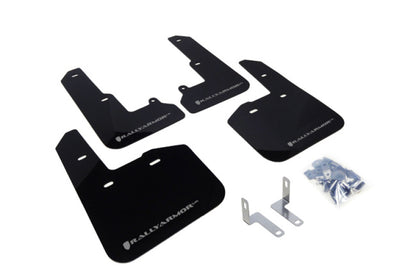 Rally Armor 2015 Subaru Legacy UR Black Mud Flap w/ Silver Logo.