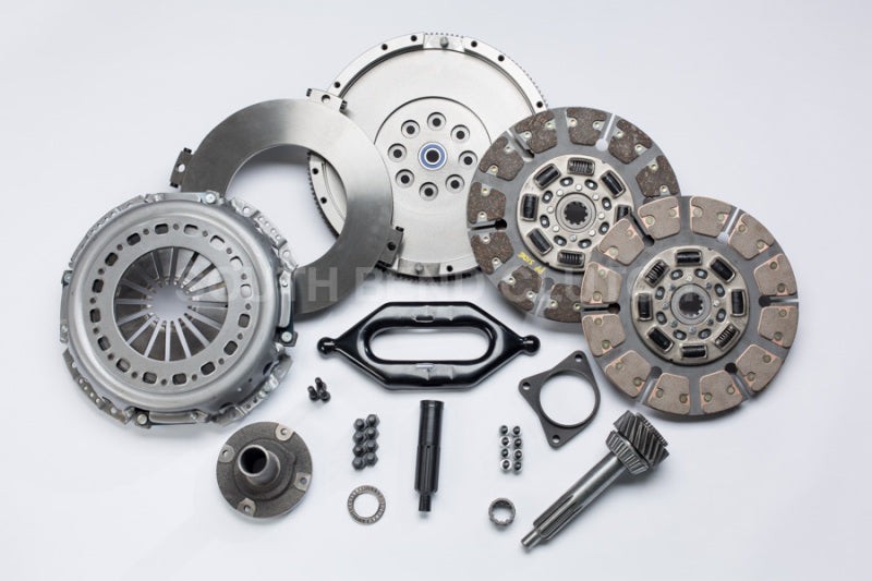 South Bend Clutch 94-03 Dodge 5.9L NV4500 Street Dual Disc Clutch Kit w/ Input Shaft.
