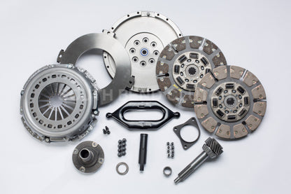 South Bend Clutch 94-03 Dodge 5.9L NV4500 Street Dual Disc Clutch Kit w/ Input Shaft.