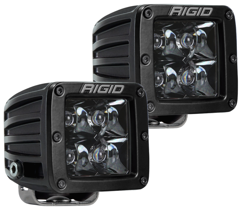 Rigid Industries D-Series Midnight Edition - Spot - Set of 2.