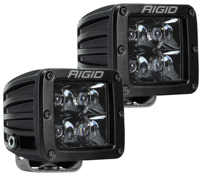 Rigid Industries D-Series Midnight Edition - Spot - Set of 2.