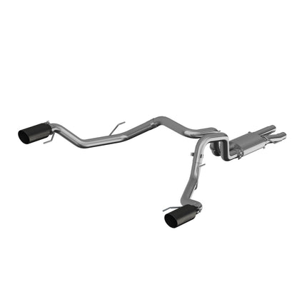 MBRP 17-20 Ford F-150 Raptor 3.5L Ecoboost Dual Rear Exit T409 3in Resonater Back Exhaust System.