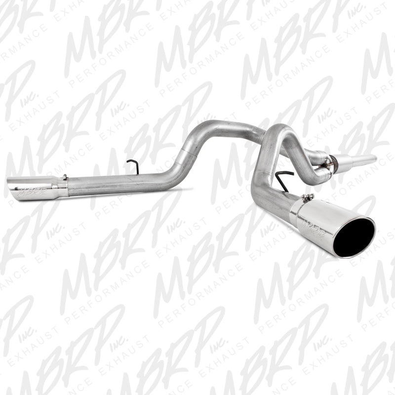 MBRP 1999-2004 Ford F-250/350 V-10 Cat Back 4 Dual Split Side.