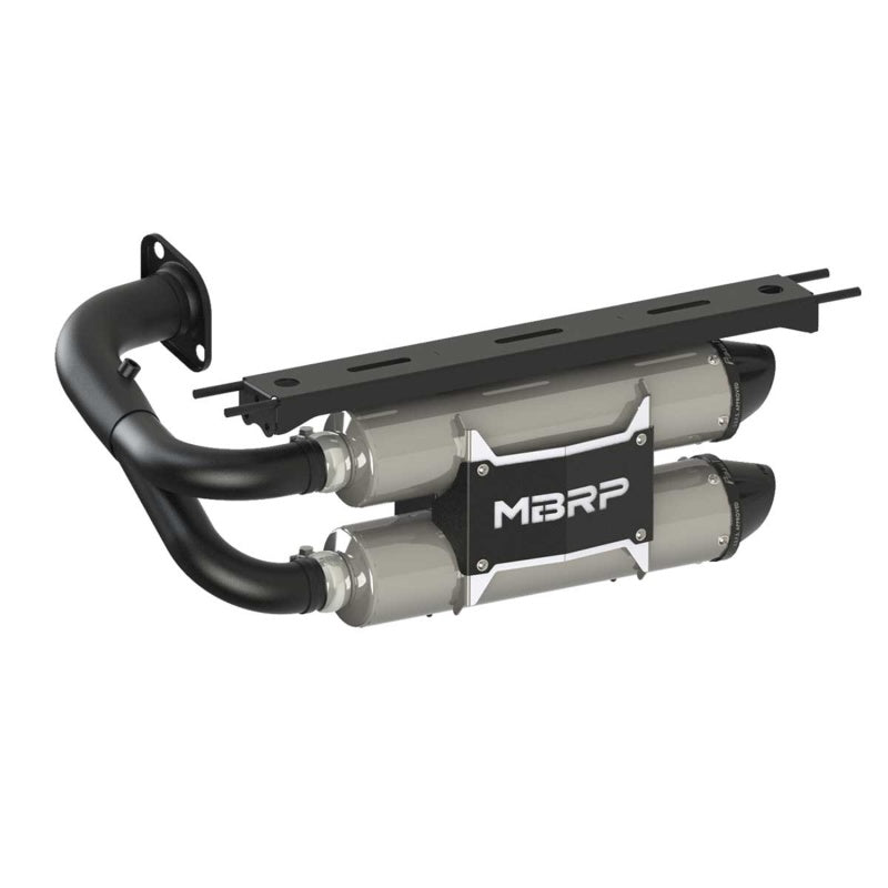 MBRP 19-20 Honda Talon Dual Slip-On Exhaust System w/Performance Muffler.