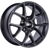 BBS SR 18x8 5x130 ET50 CB71.6 Satin Grey Wheel.