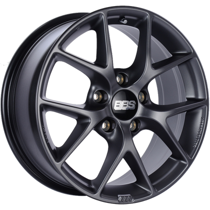 BBS SR 18x8 5x130 ET50 CB71.6 Satin Grey Wheel.