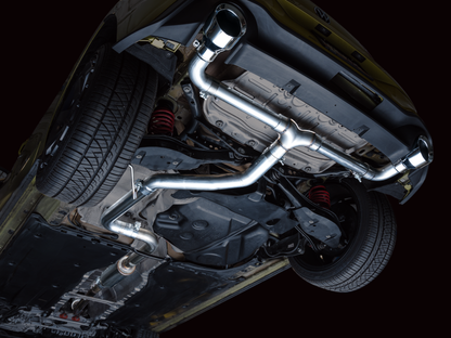 AWE Tuning Track Catback Edition Exhaust - Chrome Tips | 3020-32658