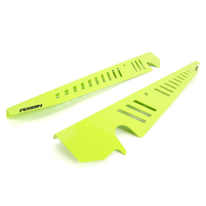Perrin 2015+ Subaru WRX/STI Fender Shroud Set - Neon Yellow.