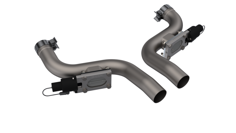 QTP 11-18 Dodge Challenger/Charger 5.7L 2.5in 304SS Aggressor Cutout Dual Mid Pipes.