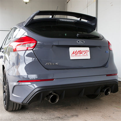 MBRP 2016+ Ford Focus RS 3in Aluminized Dual Outlet Cat-Back Exhaust.