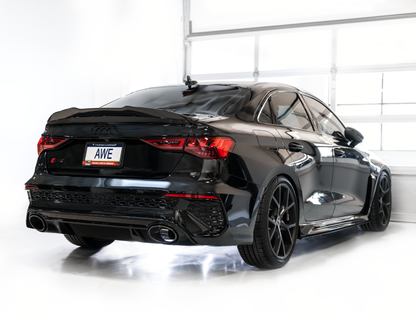 AWE Tuning Track Catback Exhaust - No Tips | 3020-31389
