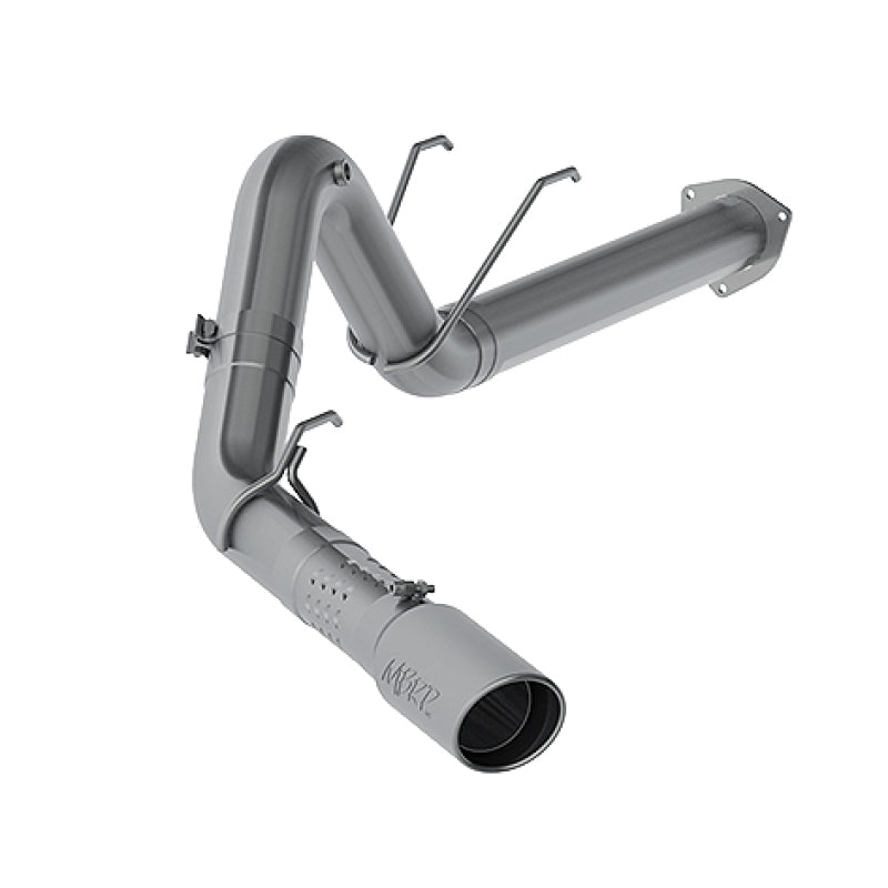 MBRP 17-19 Ford F250/350/450 6.7L Ex. Reg Cab 5in Filter Back Single Tip Aluminized Exhaust System.