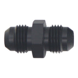 DeatschWerks 6AN Male Flare to 6AN Male Flare Coupler - Anodized Matte Black
