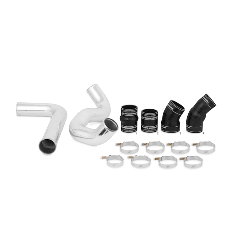 Mishimoto 03-07 Ford 6.0L Powerstroke Intercooler Kit w/ Pipes (Silver).