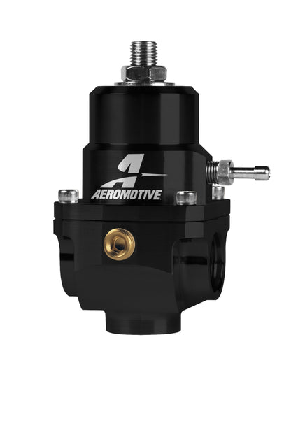 Aeromotive Adjustable Regulator - 35-75PSI - .313 Valve - (2) -08 Inlets/-08 Return.