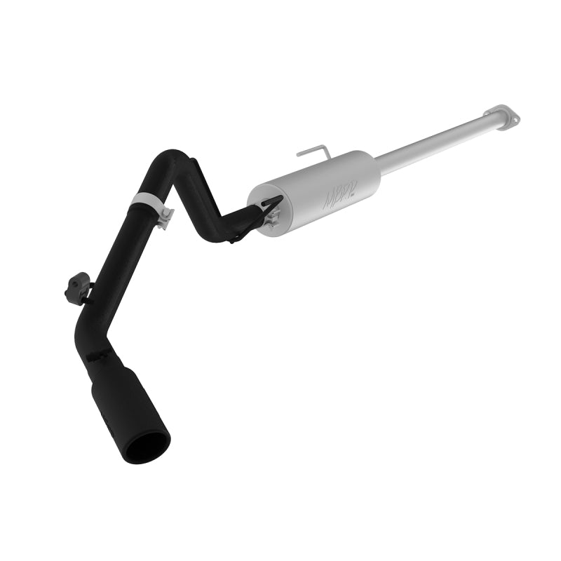 MBRP 09-14 Toyota Tacoma 4.0L EC/CC Cat-Back Single Exit AL - Black.