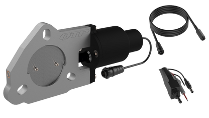 QTP 2.25in Bolt-On QTEC Electric Cutout Valve - Single.