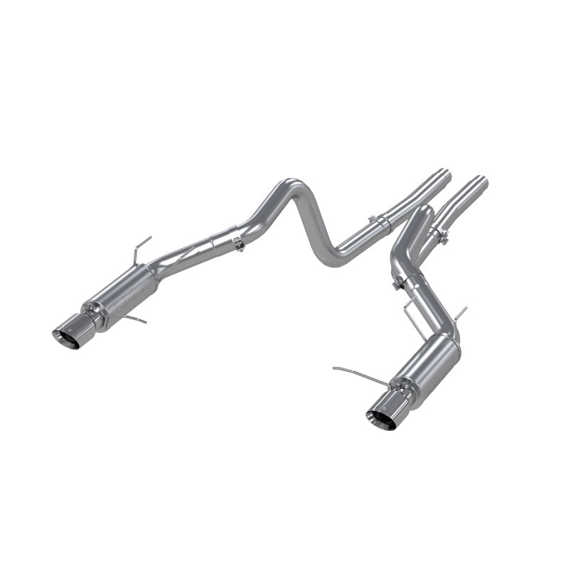 MBRP 11-14 Ford Mustang GT 5.0L Dual Split Rear Race Version T409 3in Cat Back Exhaust System.