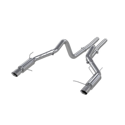 MBRP 11-14 Ford Mustang GT 5.0L Dual Split Rear Race Version AL 3in Cat Back Exhaust System.