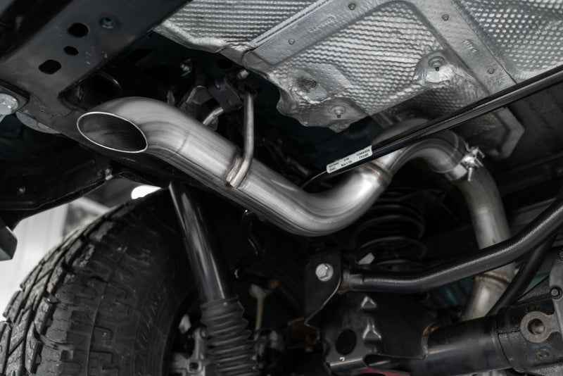 MBRP 2019 Ford Ranger Ecoboost 2.3L 4in OD Tip Single Side Exit 3in T304 Cat Back.