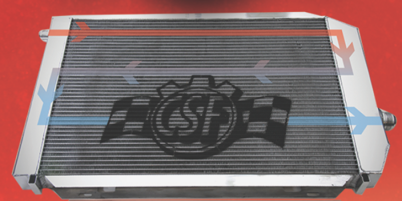 CSF Universal Triple Pass Dual Core Radiator w/AN Fittings.