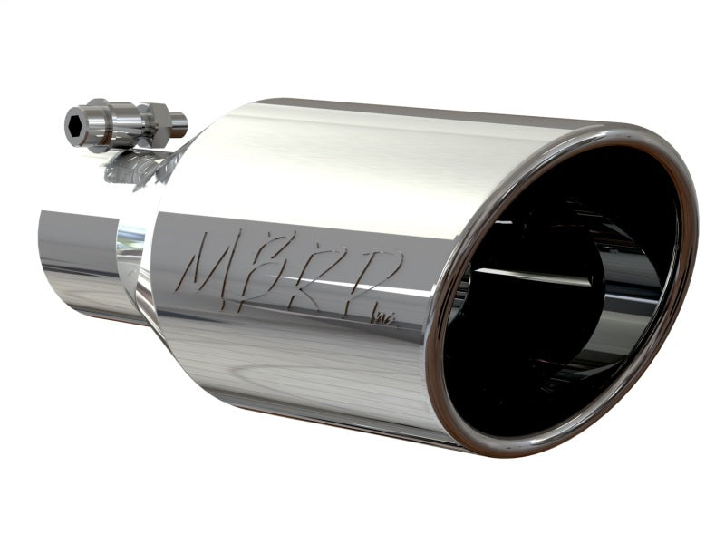 MBRP Universal Tip 4.5 O.D. Angle Rolled End 2.5 Inlet 11in Length - T304.