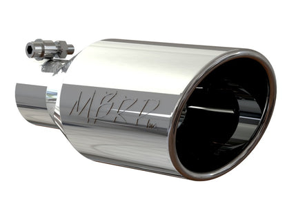 MBRP Universal Tip 4.5 O.D. Angle Rolled End 2.5 Inlet 11in Length - T304.