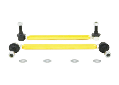 Whiteline 18-19 Kia Stinger Front Sway Bar Link Assembly Heavy Duty Adjustable Steel Ball.