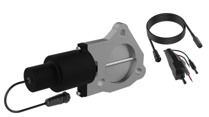 QTP 3in Bolt-On QTEC Electric Cutout Valve for Borla Exhausts - Single.