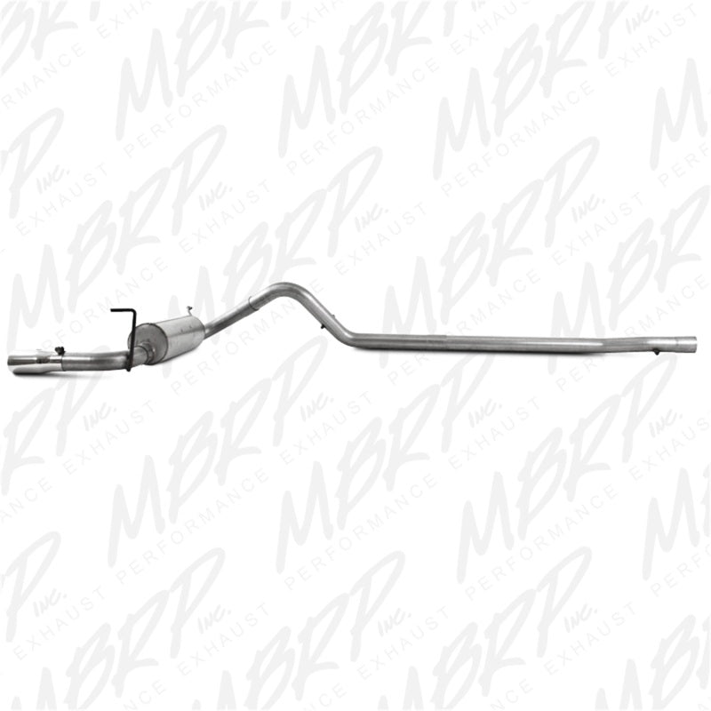 MBRP 2007-2009 Jeep Wrangler 4dr 3.8L V6 Cat Back Single.