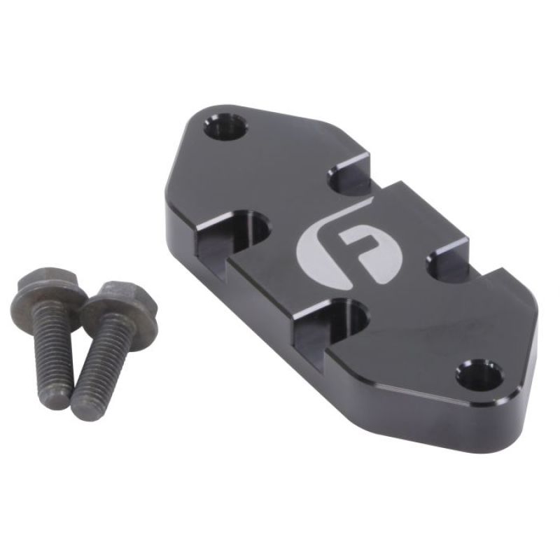 Fleece Performance 01-17 GM Duramax Billet Coolant Block Off Plate.