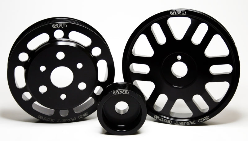 GFB 13 Subaru BRZ / 13 Scion FR-S 3 Pc L/W Pulley Kit (Inc Crank/Alternator/Water Pump Pulleys).