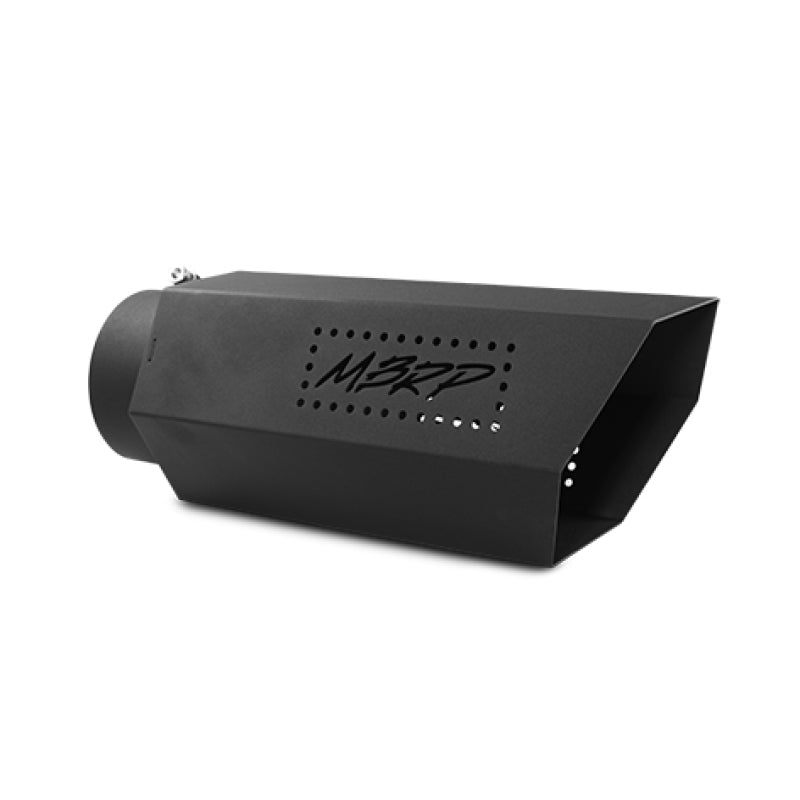 MBRP Universal Hex Tip 5in Inlet 16in length w/o Logo - Black Coated.