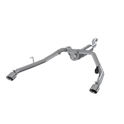 MBRP 2020 Jeep Gladiator 3.6L 2.5in Dual Rear Exit Cat Back Exhaust Aluminized.