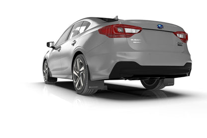 Rally Armor 20+ Subaru Legacy UR Black Mud Flap w/ White Logo.