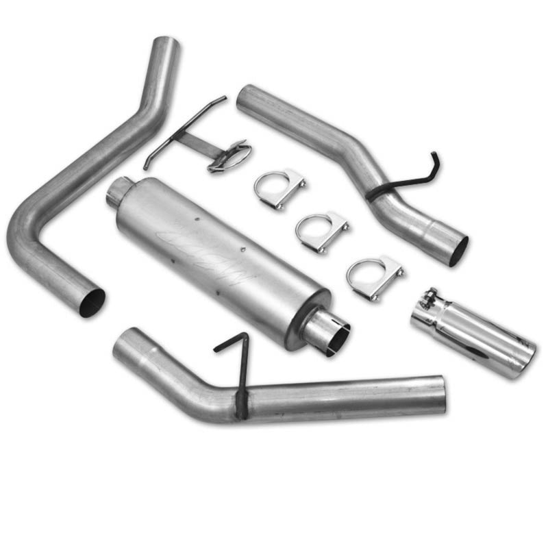 MBRP 08-12 Ford F-250/F-350 5.4L V8/6.8L V10/6.2L V8 CC-SB/EC-LB 3in Cat Back Single Side Exit Alum.