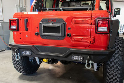 DV8 Offroad 2018+ Jeep Wrangler JL Spare Tire Delete Kit.