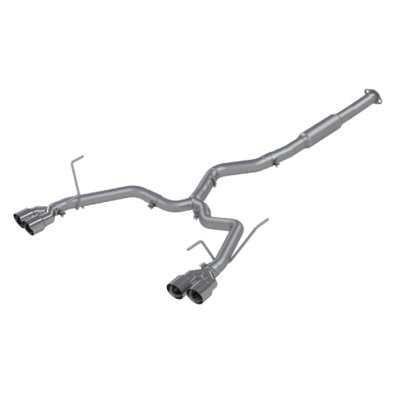 MBRP 15-19 Subaru WRX 2.0L/STI 2.5L 3in Dual Split Rear Exit w/ 3.5in Tips - T304 (Race Version).