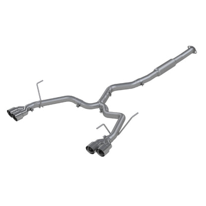MBRP 15-19 Subaru WRX 2.0L/STI 2.5L 3in Dual Split Rear Exit w/ 3.5in Tips - T304 (Race Version).