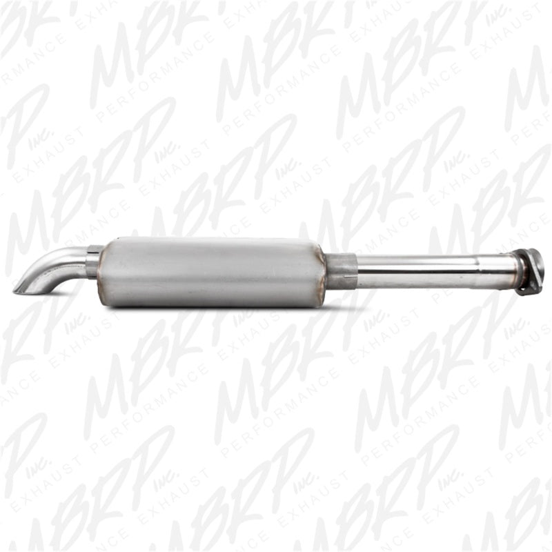 MBRP 00-06 Jeep Wrangler (TJ) Inline-4 2.5L Inline-6 4.0L Cat Back Single Off-Road Turn Down T409 Ex.