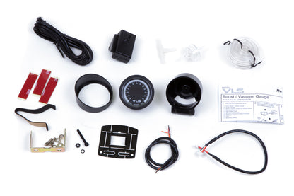 Revel VLS 52mm 30inHg-45PSI Digital OLED Boost Gauge.