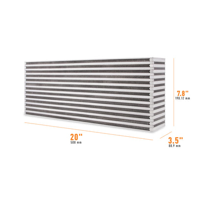 Mishimoto Universal Air-to-Air Intercooler Core - 20in / 7.8in / 3.5in.